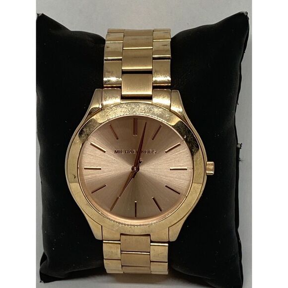 Michael Kors Runway MK3197 Womens Stainless Steel Analog Dial Quartz Watch XR434 - Picture 3 of 12